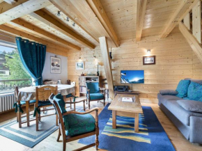 Charmant studio duplex au centre de Megève, 4 pers, balcon, parking, proximité commerces - FR-1-453-44